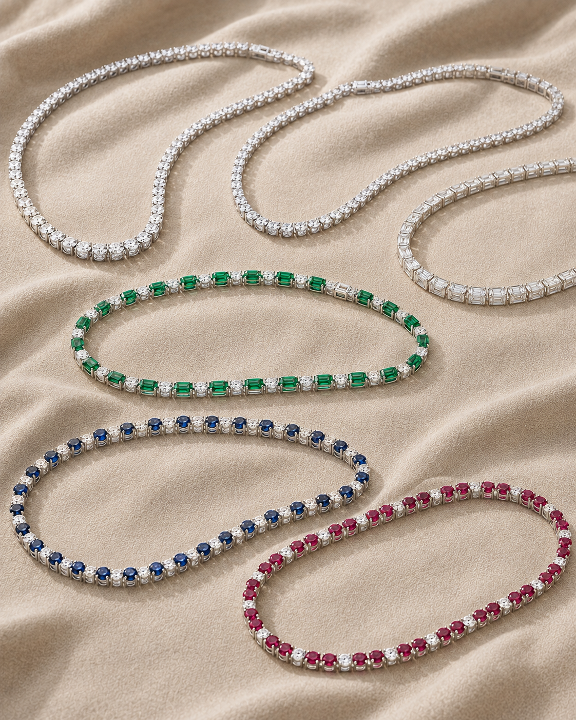 Diamond necklace collection